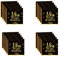 Servietten 18 Geburtstag,20 Stück Papierserviette Geburtstag,33 x 33 cm Geburtstagsservietten,Schwarz und Gold Tischdekoration für Party Geburtstag,Happy 18th Birthday Paper Napkins für 18. Geburtstag