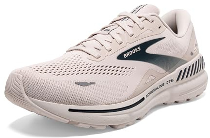 Brooks Herren Adrenaline Gts 23 Sneaker, Crystal Grey/Surf The Web/Grey, 41 EU