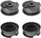 XIJIANG Strimmer Wire Replacement Spool and Line, Spool Cover Compatible with Bosch EasyGrassCut 18, 23, 26, 18-230,18-260, Grass Trimmer F016800569 F016F05320 (4spool)