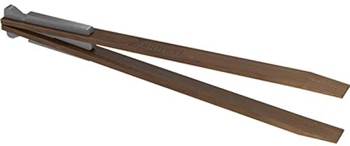 SKOTTI Tongs Grillzange, steckbar aus Edelstahl, 3-teilig mit integriertem Flaschenöffner, Camping Zubehör