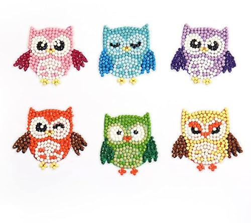 Oaxrui 5D Diamond Art Malen nach Zahlen Kit für Erwachsene Anfänger und Kinder, DIY Dot Einhorn Kunst Handwerk Gemälde Lernspielzeug Fokus Aufmerksamkeit Glänzender Aufkleber (02)