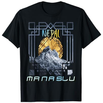 Wandern Nepal Manaslu Bergwanderung Bergsteiger Outdoor T-Shirt