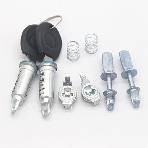 BASII Kit de reparación de bloqueo de manija de puerta Adecuado Golf MK3 1991-1997 Adecuado SEAT IBIZA CORDOBA INCA 1H0837061G Cilindro de la cerradura
