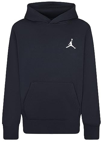 NIKE Jordan Jungen Sweatshirt mit Kapuze MJ Essentials schwarz Code 95C551-023, Schwarz, 8-10 Anni