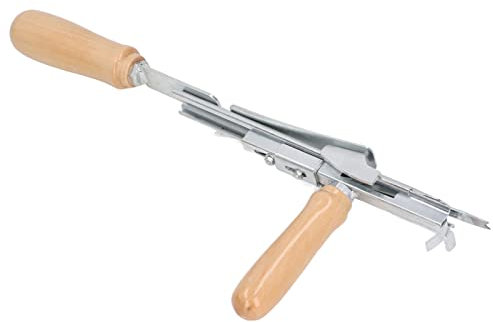 Natudeco Hand-Tufting-Maschine, Manuelle Teppichmaschine Teppichwerkzeuge, Tragbare Teppichpistole, Teppichmaschine Mit Buchenholzgriff Zum Nähen von Teppichen Für Tufting-Anfänger