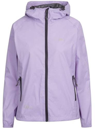Trespass Wasserdichte Packaway-Jacke für Damen Qikpac, jasmin, XL