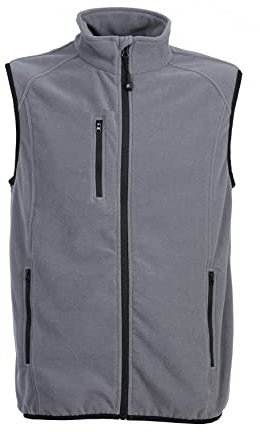 CHEMAGLIETTE! Felpa Pile Smanicata Uomo - Felpe da Lavoro Collo Alto Micropile Poliestere, Maglia Tuta Felpata Invernale Maglie Senza Maniche Tinta Unita, Modello Pra