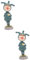 PRETYZOOM 2 Stücke Modische Harz Handwerk Decor Clown Harz Schmuck Für Wohnzimmer Küche Bücherregal