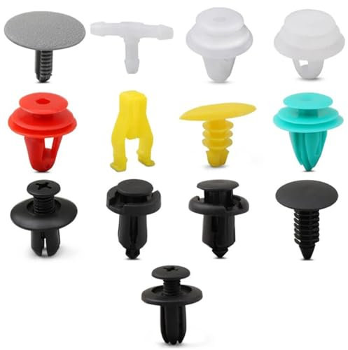 Grapas Coche para BMW E60 E36 E46 E90 E39 E30 F30 F10 F20 X5 E53 E70, 50/100 Piezas de Sujetadores Mixtos para Puerta de Coche, Parachoques, Guardabarros, Clips de Remache