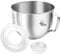 Bol mélangeur en acier inoxydable de 6 l pour mixeurs KitchenAid avec poignée et couvercle pour KitchenAid Professional 6 & 600, modèles KV25, KP26, KL26, KT2651, KD2661