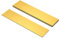 PATIKIL 8x2inch Blank Name Plates, 5Pcs Custom Engraved Name Plate Rectangle Laser Engraving Blanks for Personalized Office Desk DIY Painting Supplies, Brushed Gold, Black