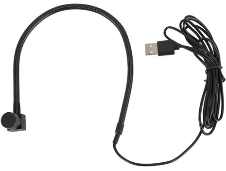 Webcam per Laptop, Videocamera per Conferenze HD 1080P da 5 MP, Webcam Centrale USB per Plug and Play con Messa a Fuoco Fissa e Microfono Integrato per PC Portatile