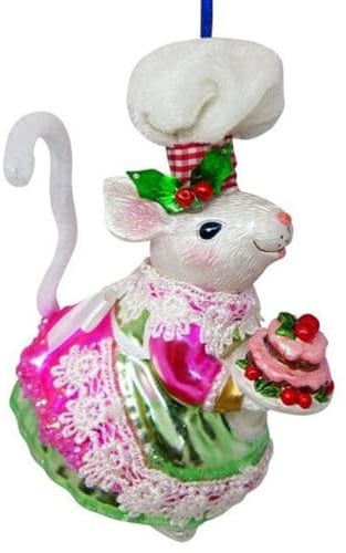 Gift Company Hänger Maus Konditorin, Mint/pink