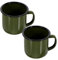 SHOWERORO 2piezas Tazas De Leche Vintage Diseño Retro Tazas Multifuncionales Para Café Y Leche Utensilios Clásicos Para Hogar