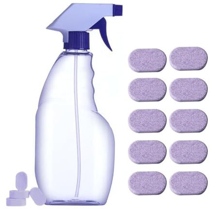 Cleanlix Cleaner, CleanLix Cleaning Spray with Concentrated Cleaning Tablets, Cleanlix Cleaning Spray, Cleanlix Cleaner for Instant Stain Removal, All-Purpose Cleaning Spray (10)