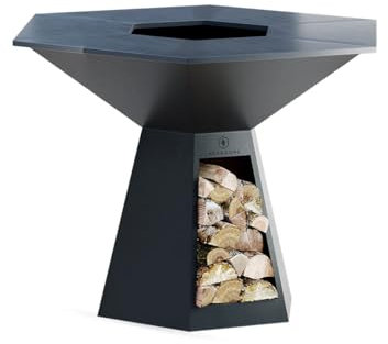 Brasero-Plancha Grand Banquet Noir 150