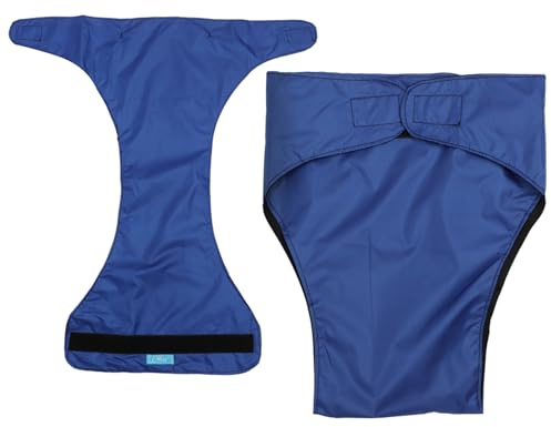 Stoffwindel für Erwachsene, 2 Stück, Blau, Waschbar