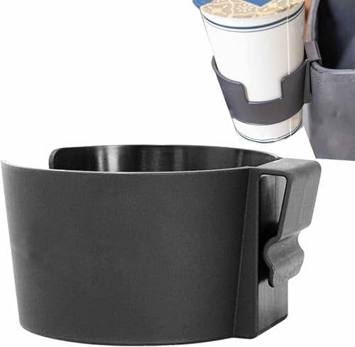 Black Clip On Cup Holder, Vehicle Cup Holders For Drinks - Window For Vehicles, Cup Holders For Coffee Mugs, Water Bottles And Juice Boxes, Car Drink Holders Stowing Tidying Accessories