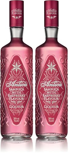 ANTICA Raspberry Sambuca 70cl Bottle (Pack of 2)