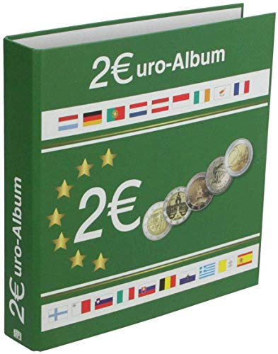 SAFE 8557 2 Euro Münzen Sammelalbum (ohne Hüllen) - Münzsammelalbum für Ihre Coin Collection