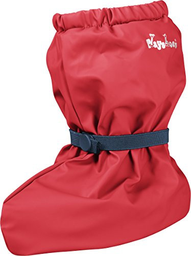 Playshoes Stivali da Pioggia con Fodera in Pile Unisex - Bambini e ragazzi, Rosso, Medium