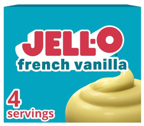 JELL-O FRENCH VANILLA INSTANT PUDDING AND PIE FILLING 1 x 96g