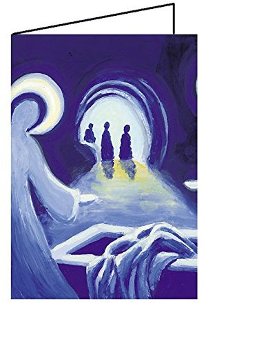 Christliche Osterkarte DIN A6 - Grußkarten Ostern - Er ist auferstanden - Faltkarte Klappkarte, 1 Stück