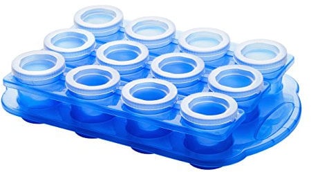 Premier Housewares 805334 Ice Shot Glass Mould Set, Blue, 20 x 33 x 6 cm