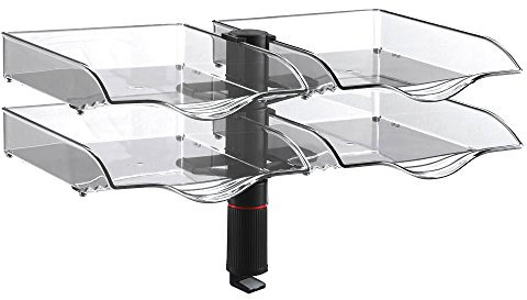 Novus CopySwinger Duo II Schalenset (Belegefach B4, Kunststof) 4 Stück anthrazit
