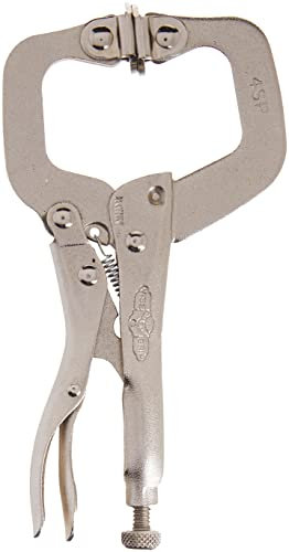 Visegrip 4sp Locking C Clamp 4in - Swivel Pad