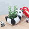 Binoster Blumentöpfe, Niedlichen Tierförmigen Cartoon Sukkulenten Vase Blumentöpfe, Container, Dekoration Pflanzer Töpfe, Schreibtisch Mini Ornament (Panda)