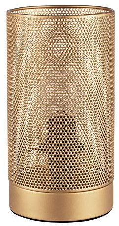 Pauleen 48099 Golden Mesh Tischleuchte max40W E14 Meshlampe Drahtnetz Gold Tischlampe 230V Metall