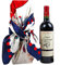 Coffret bois cadeau - vin rouge Bordeaux AOC Saint Emilion millésime 2012 bouteille 75 cl - bel emballage prêt à offrir
