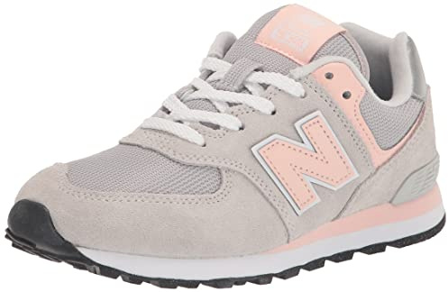 New Balance Kinder 574 Core Schuhe, Rain Cloud/Pink Haze, 35.5/M
