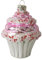 Torte Cupcake Muffin Weihnachtsbaumkugel Glas Christbaumschmuck Weihnachten 5