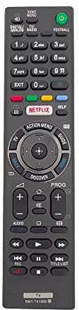Replacement RMT-TX100D Sony TV Remote Control for Sony Bravia LED LCD Smart TV RMT-TX101J RMT-TX102D RMT-TX102U