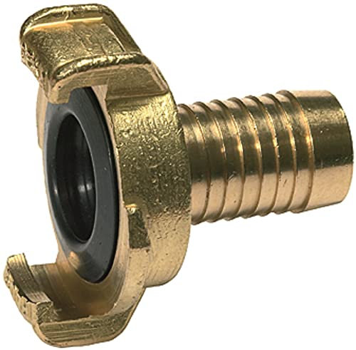 Geka Garten Schlauch-Kupplung Klauenkupplung 40mm verschiedene Ausführung (Schlauch Ø innen 16 (5/8), mit Schlauchtülle)