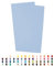 Sandras-Bastelladen 2er Set Kerzen Verzierwachsplatten - 200 x 100 x 0,5mm Hellblau