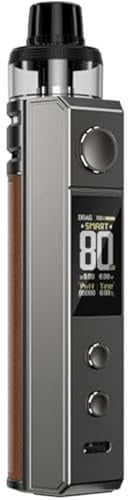 VooPoo Drag H80S Kit, 80W, DTL Vape Kit **18650mAh Battery Sold Separately** - Vape Kit, Vaping, Ecigarette, Ecig - No Nicotine, 2ml TPD Version. (Brown)
