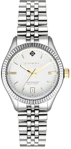 GANT Sussex (34 mm) weißes Zifferblatt/Edelstahl G136003