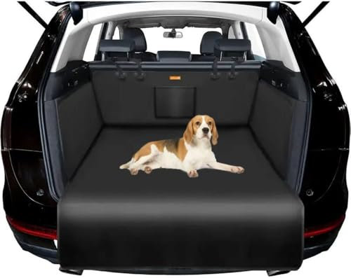 CWMQA Kofferraumschutz Hund für Skoda Karoq/2017 2018 2019 2020 2021 2022 2023,Hundedecke Kofferraum Wasserdicht Kratzfest Hundedecke Auto Kofferraum Schutzmatte