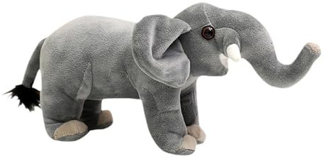 Xiyocadt Elefant Kuscheltier, Kuschelige Elefantenplüschweiche Ausgestopftes Spielzeug,Groß Elefant Plüschtier Stofftier, Kuschelelefant Stoffelefant, für Kinderzimmer, Raumdekoration (30cm)