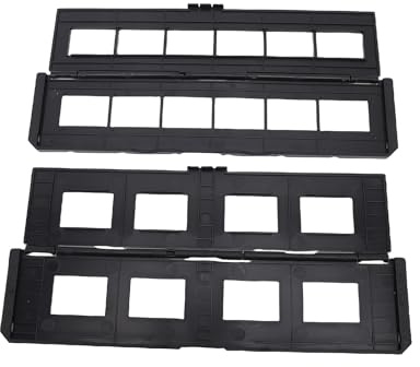 Plyisty 35mm Negative Strip Holder, Easy to Use, Gently Flattens Film Edges for Film Scanning and 135mm Slide Holder with 6 Hole Negative Strips Holder