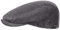 Lipodo Cord Flatcap Herren/Damen/Kinder - Made in Italy - Schirmmütze aus Baumwolle - Schiebermütze mit Futter - Cap Größen 49-61 cm - Cordmütze Sommer/Winter grau L (58-59 cm)