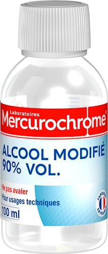 Alcool modifié 90° Mercurochrome - 100mL