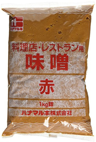 Hanamaruki Red Miso Paste 1kg | Traditional Japanese Aka Miso, Rich Umami Flavor, All-Natural Fermented Soybean Paste