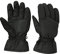 Mountain Warehouse Skihandschuhe für Kinder - Schneedichte Skifäustlinge, elastische Bündchen, warm, schneedichte Handwärmer, Fleecefutter, bequem - Für Winter Schwarz Large