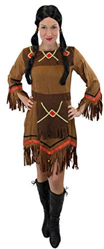 dressmeup - L029/38Kostüm Kleid Damen Damenkostüm Indianerin Squaw Indianerfrau Gr. 38, S