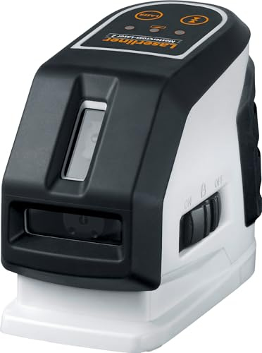 Laserliner Kreuz-Linienlaser MasterCross 2 | Horizontales und Vertikales Ausrichten, Automatische Ausrichtung, Integrierter Handempfänger-Modus