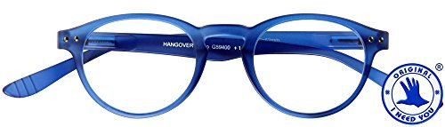 I Need You Lesebrille Hangover Panto, Blau, Dioptrie: +1,5-200 g